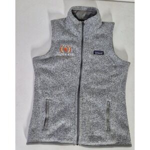 Patagonia Vest Womens XS Gray Better Sweater Fleece Full Zip Logo Outdoors